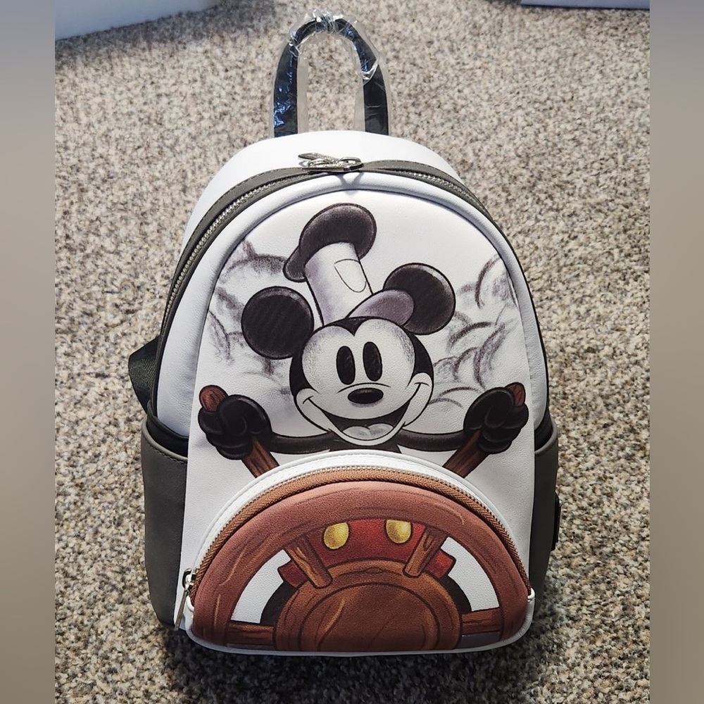 Loungefly Disney Steamboat Willie Mini Backpack